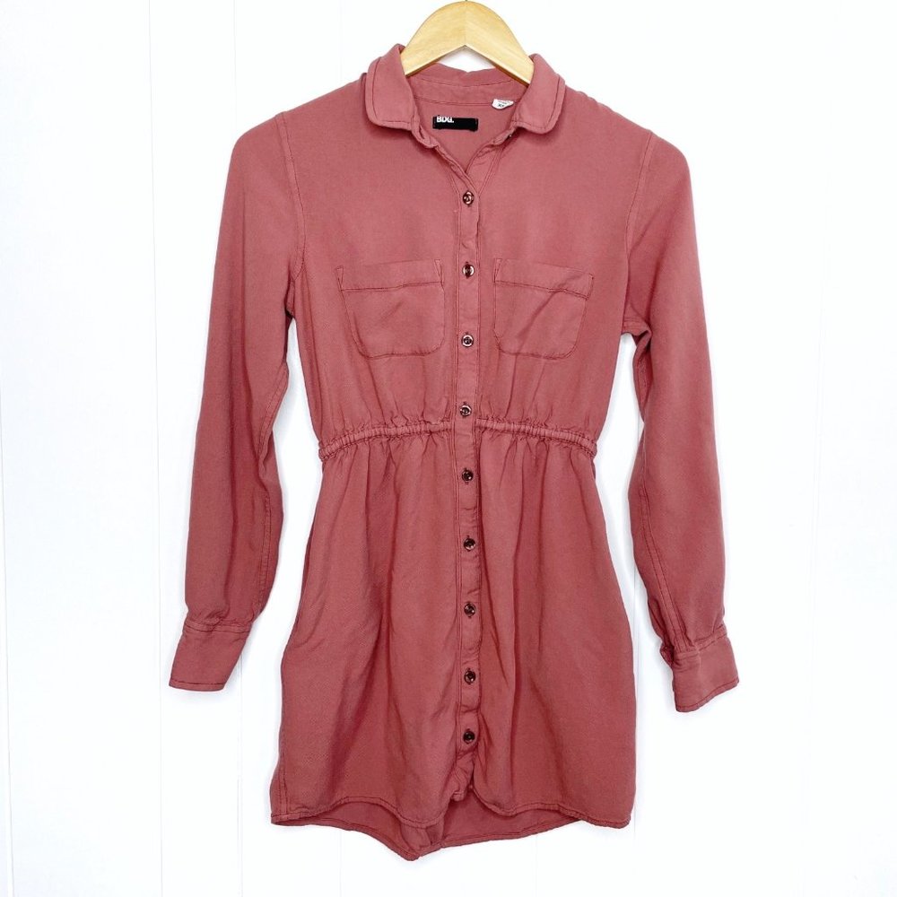 BDG Comfy Casual Button Down Shirt Dress Size XS